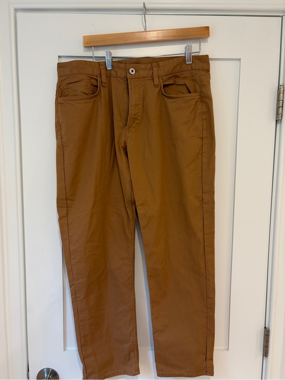 Bonobos Fireside Flannel 5 Pocket Pants in Warm Brown